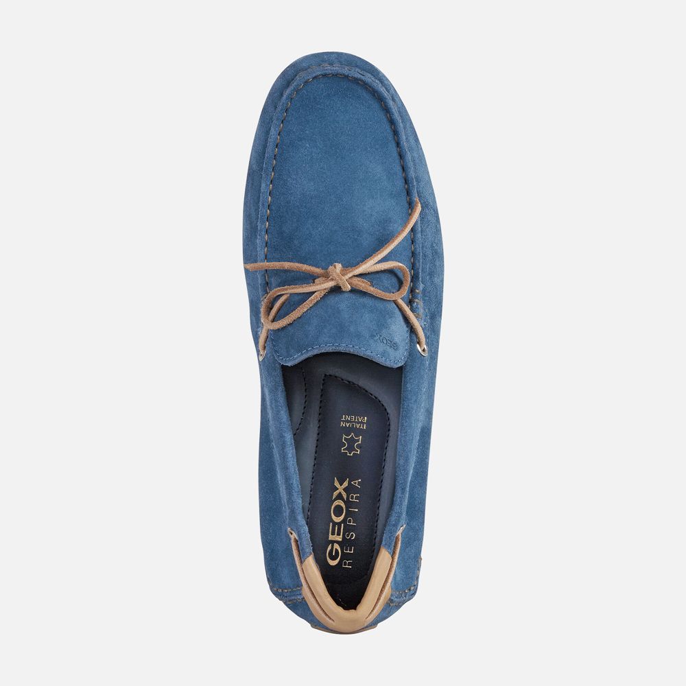 Geox Erkek Loafers Mavi - Melbourne - TYI-149023